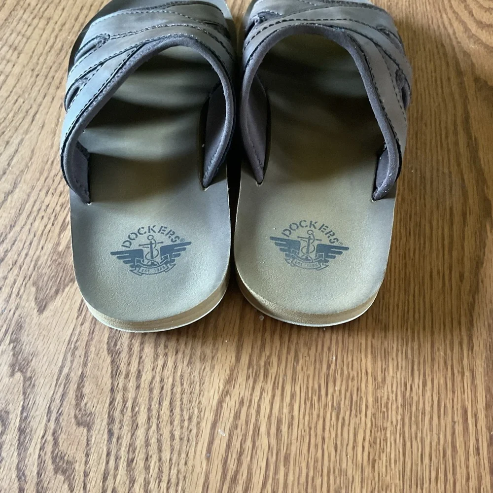 Dockers Brown Comfort Slide Sandals size 10